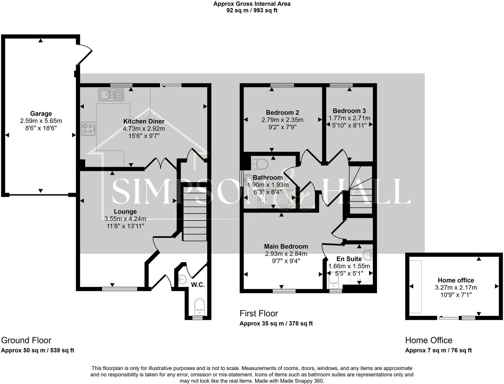 Dove Close, Kingsnorth, TN23 floorplan