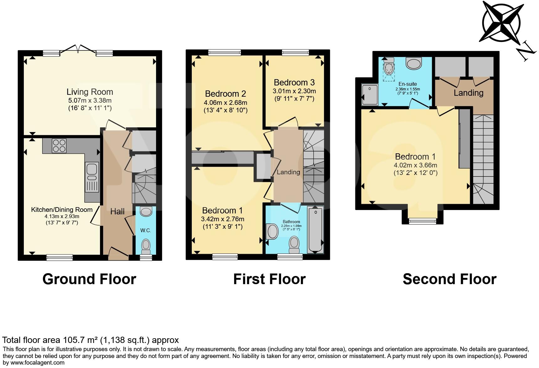 Emmeline Avenue, Swanscombe, DA10 floorplan