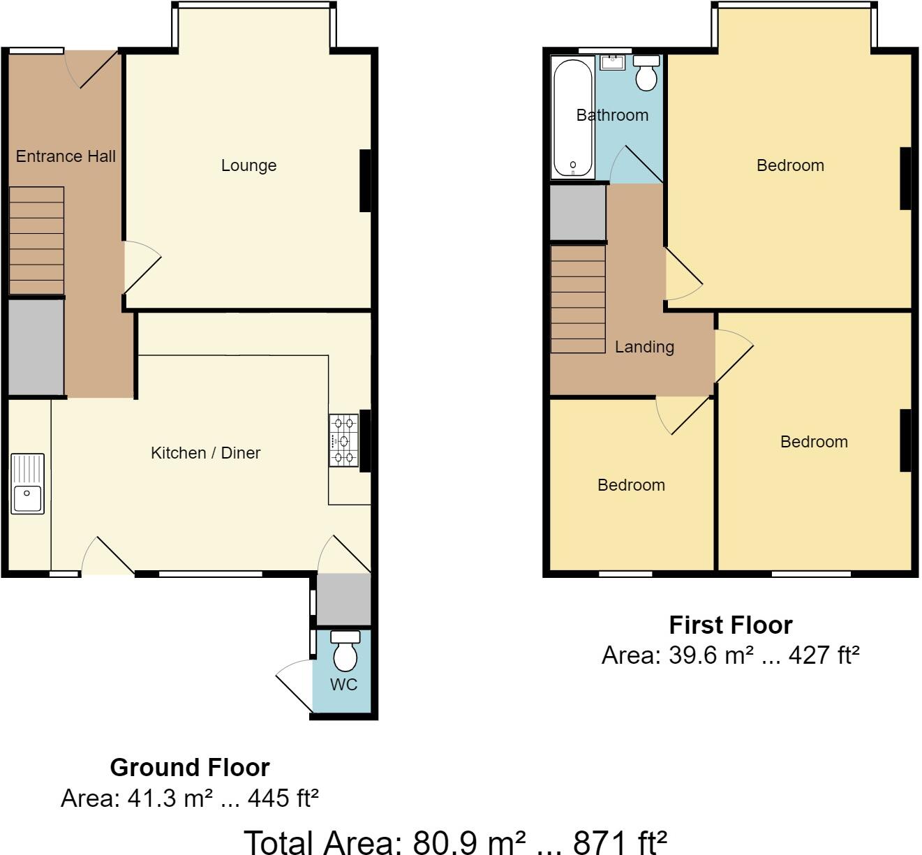 Stanmer Villas - BN1 floorplan