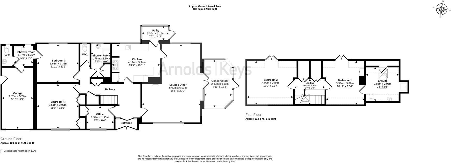 Conway Road, Sheringham floorplan