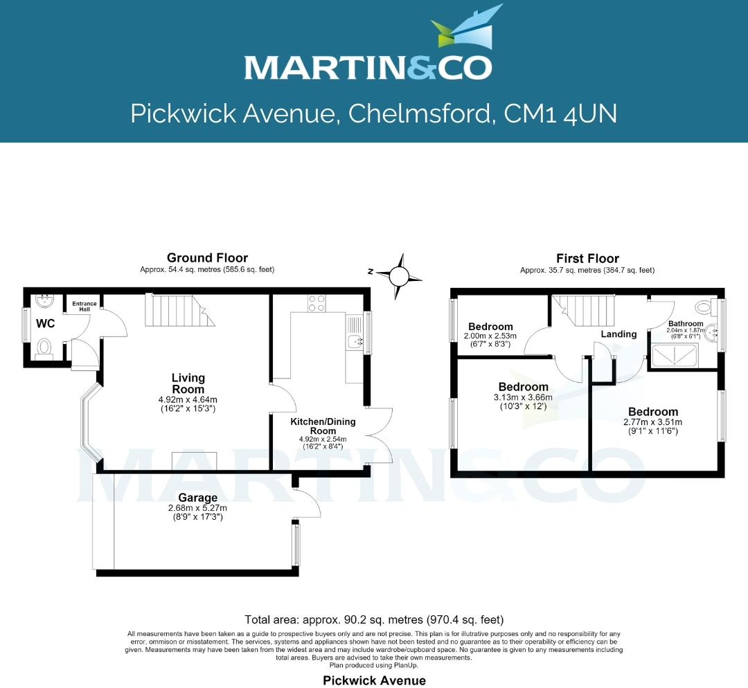 Pickwick Avenue, Chelmsford floorplan