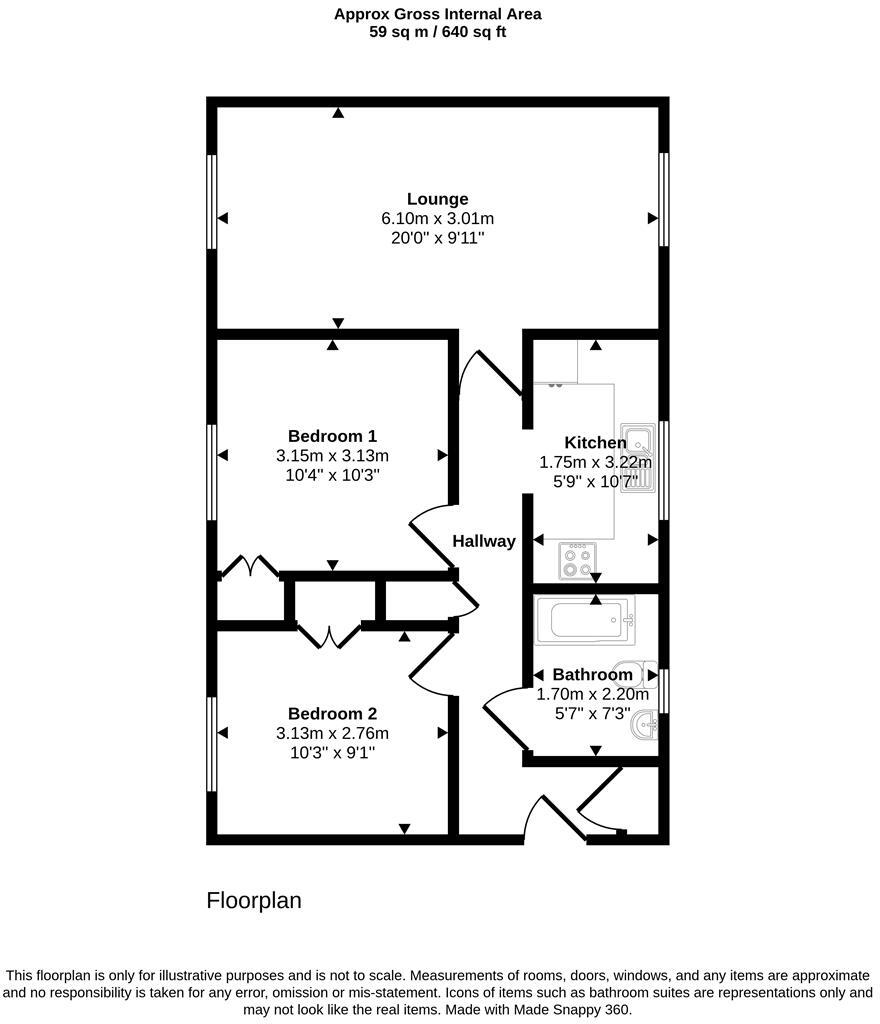 Fosmaen House, Golden Mile View, Newport floorplan
