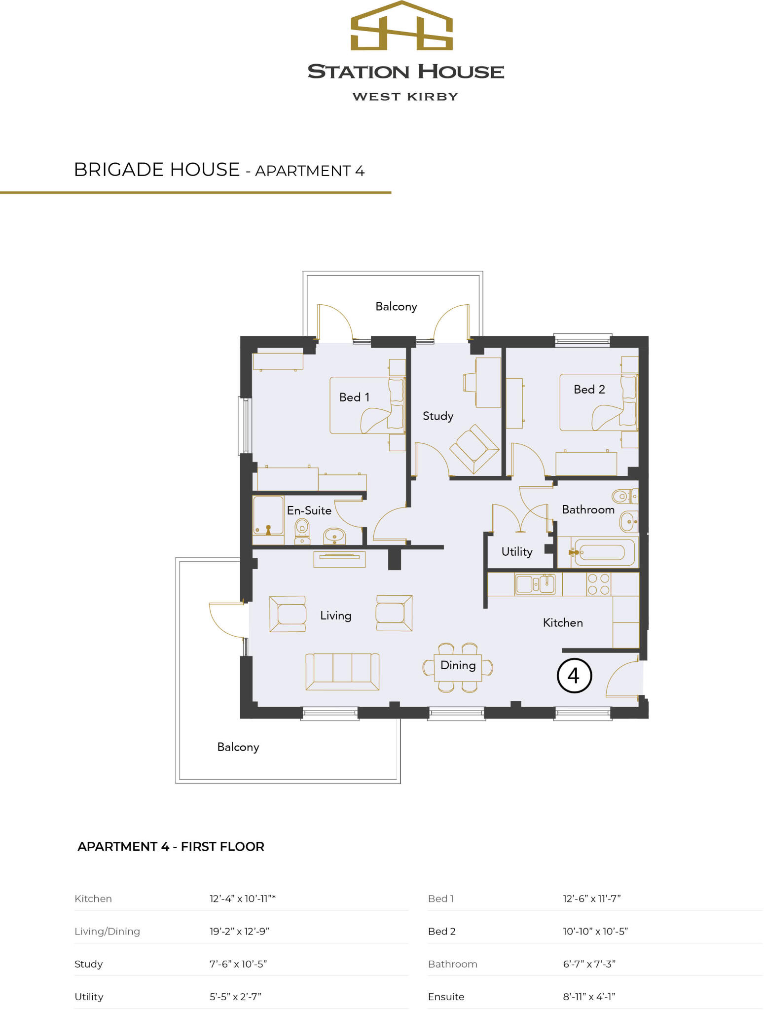 Brigade House, John Kirby Way, West Kirby, Wirral, CH48 floorplan