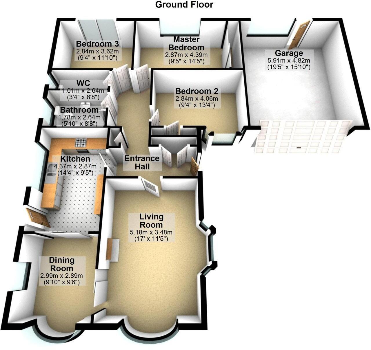 Winchester Avenue, Chorley, Lancashire floorplan