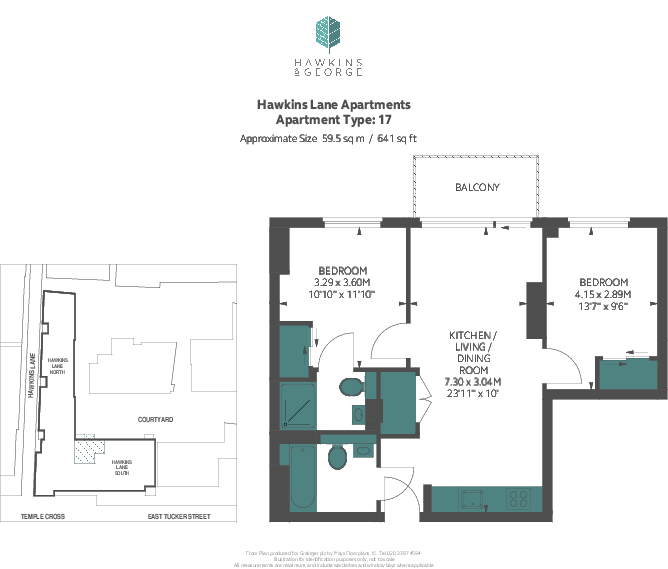 Hawkins & George, Bristol Bristol BS1 floorplan
