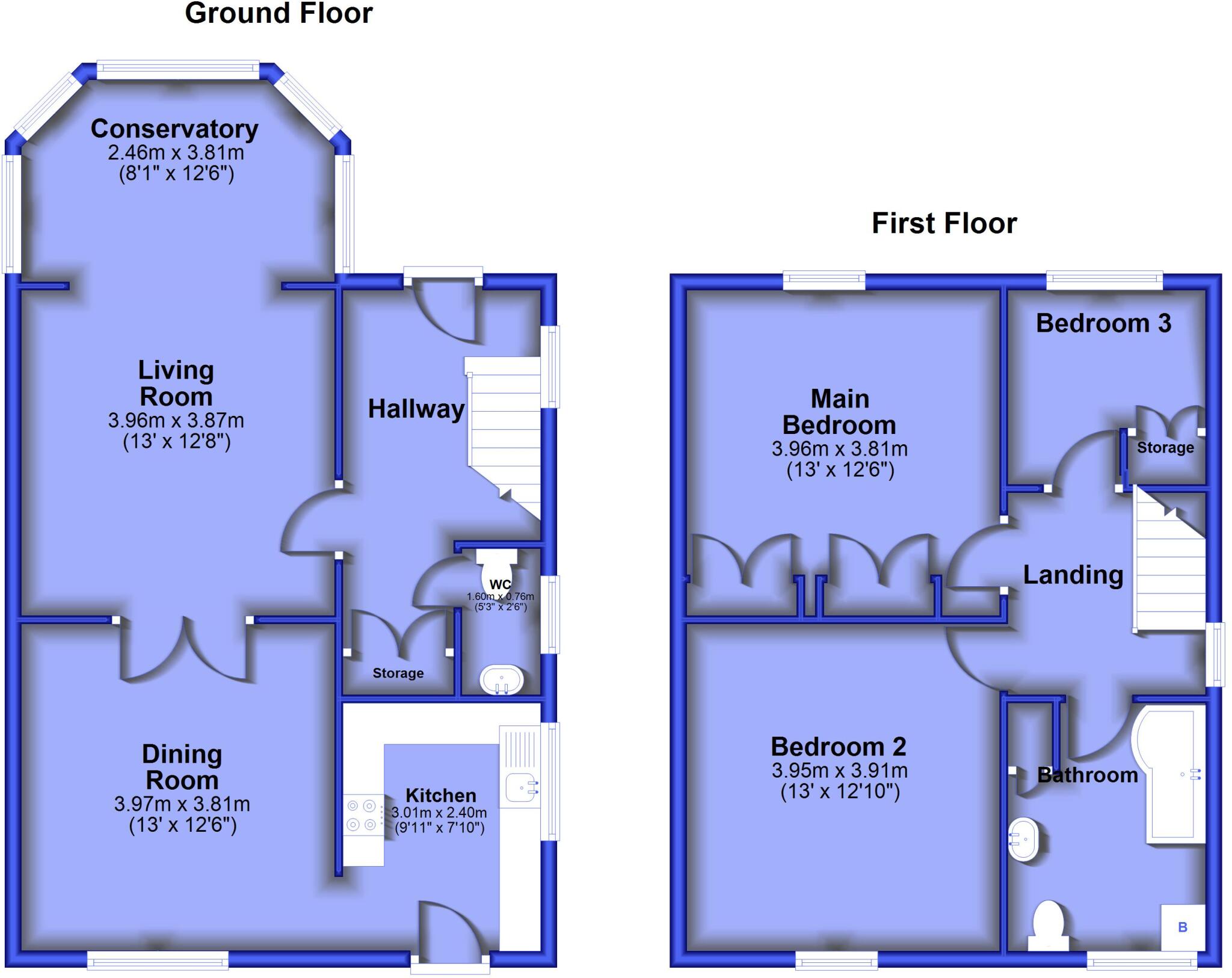 Ribchester Road, Wilpshire, Blackburn, Lancashire, BB1 floorplan