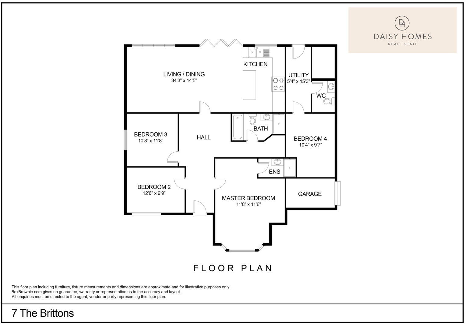7, The Brittons, Braunton floorplan