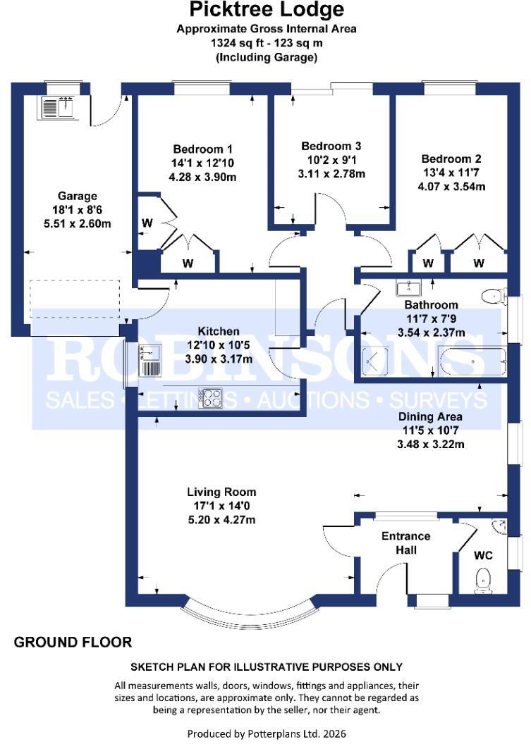 Picktree Lodge, Chester Le Street floorplan