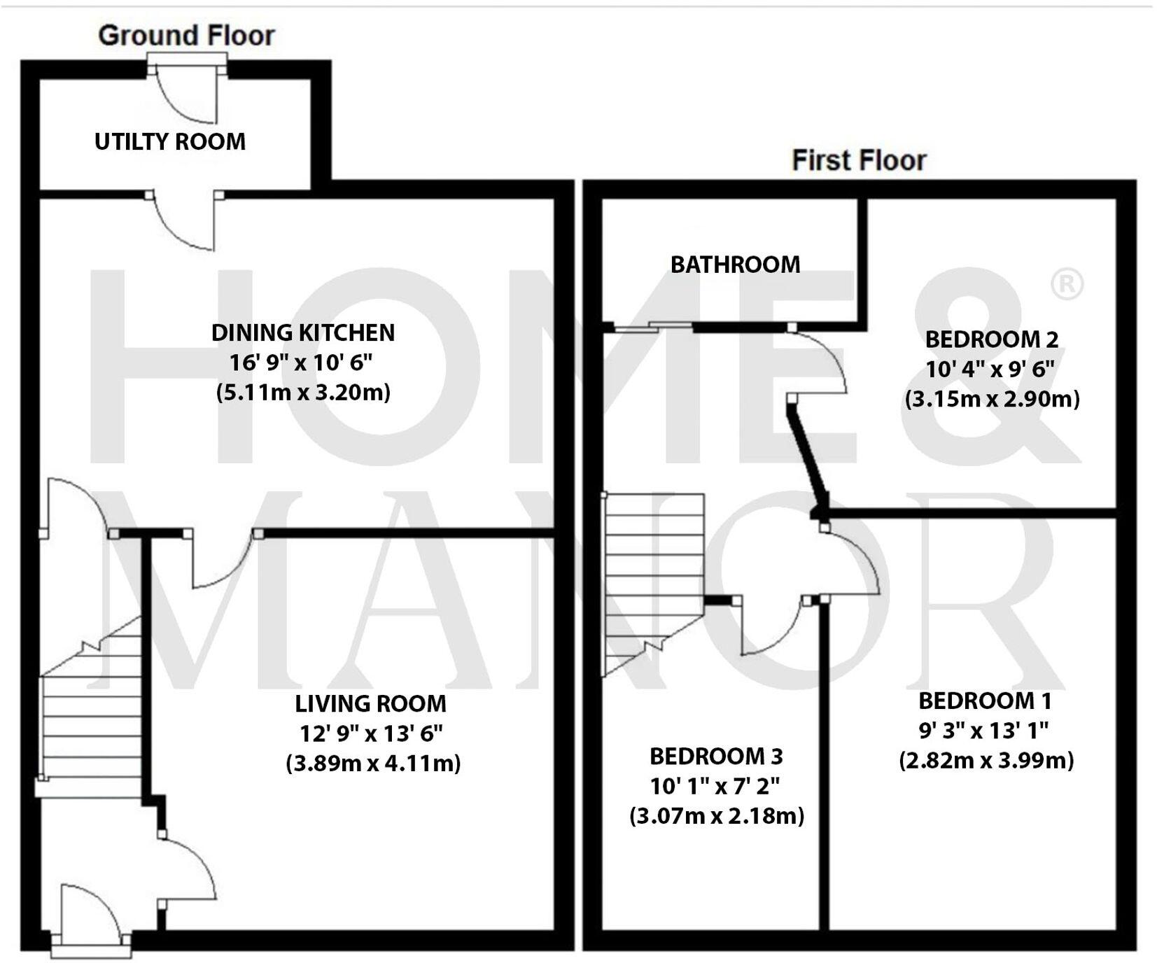 Lascelles Hall Road, Huddersfield, HD5 floorplan