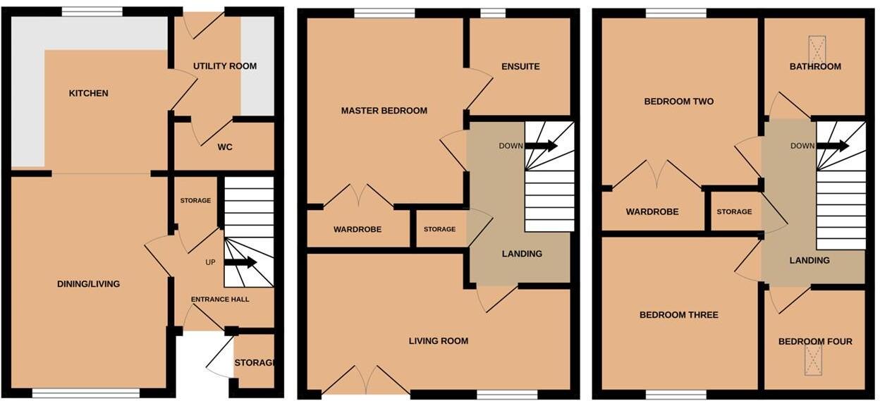 Kestrel Drive, Bourne floorplan