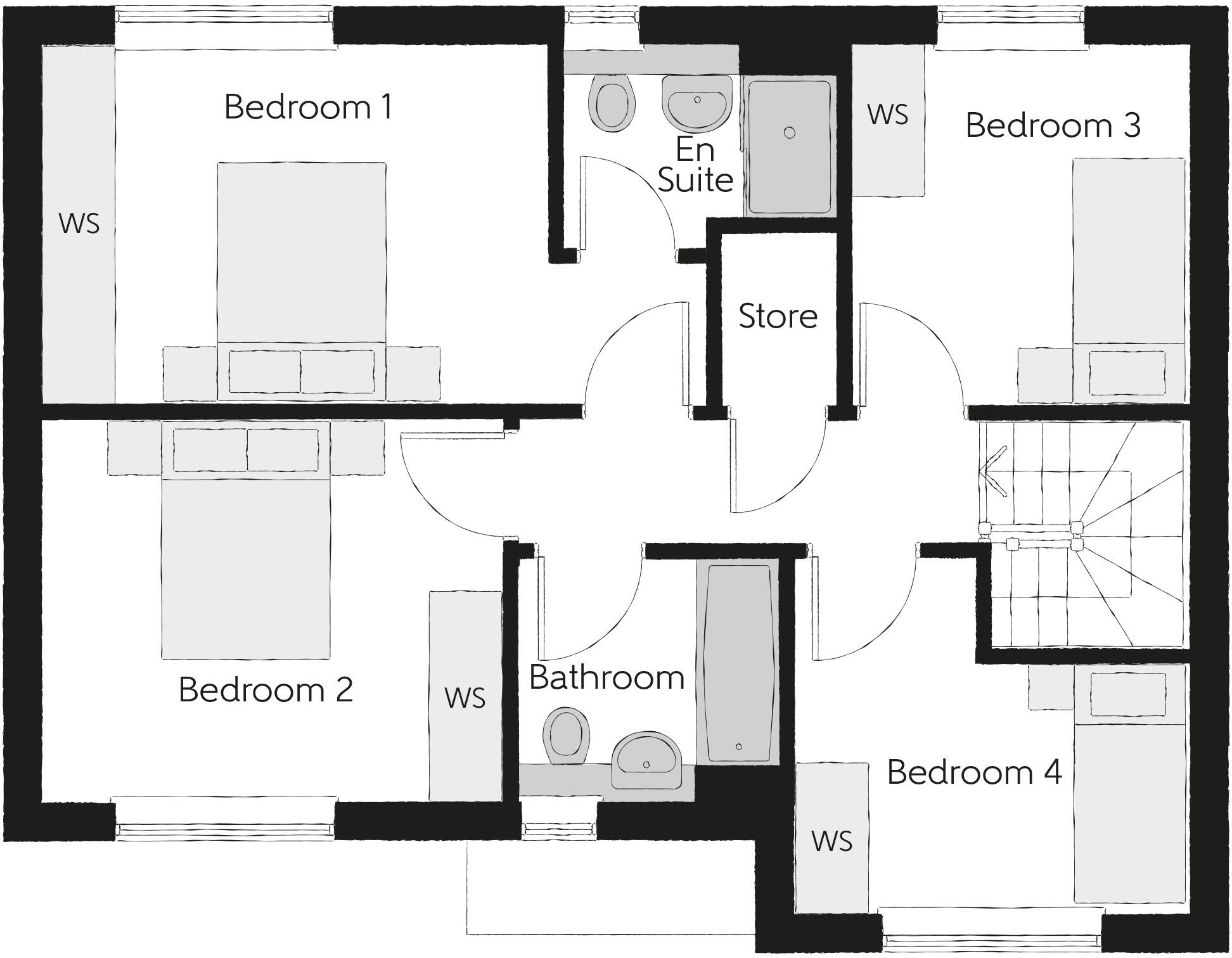 Oundle Road, Peterborough, 
PE7 3UP floorplan