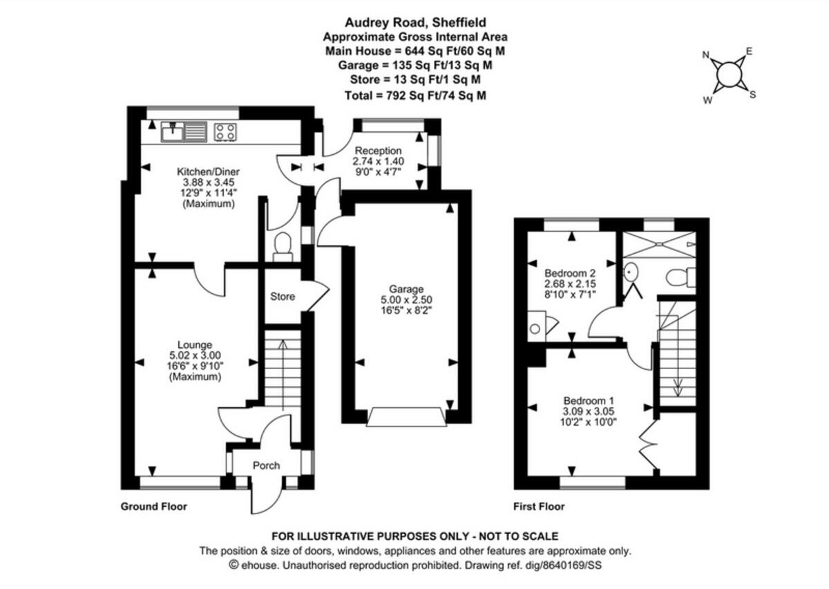 Audrey Road, SHEFFIELD floorplan
