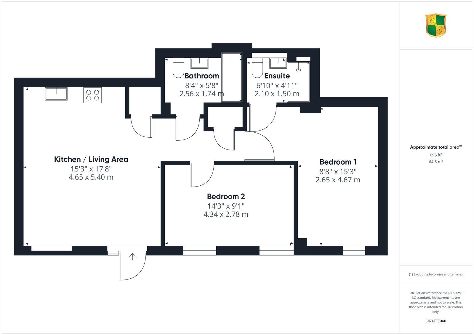 Graylands, Horsham, West Sussex. floorplan