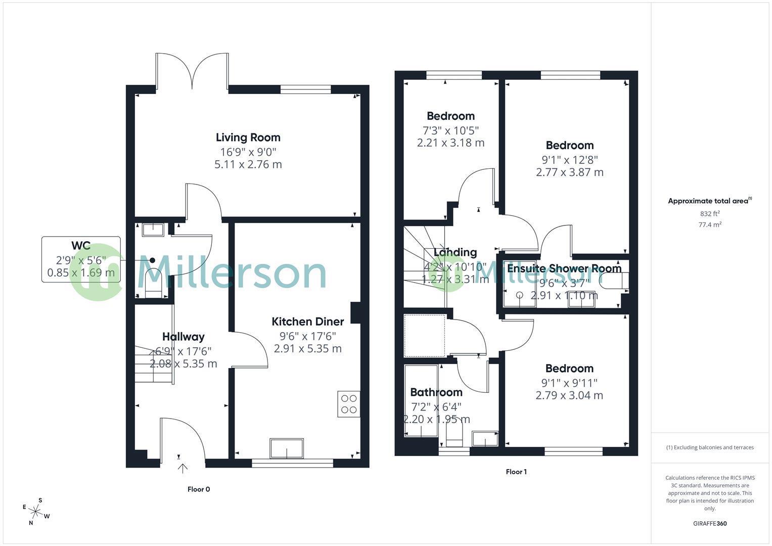 Long Croft Crescent, Hayle floorplan