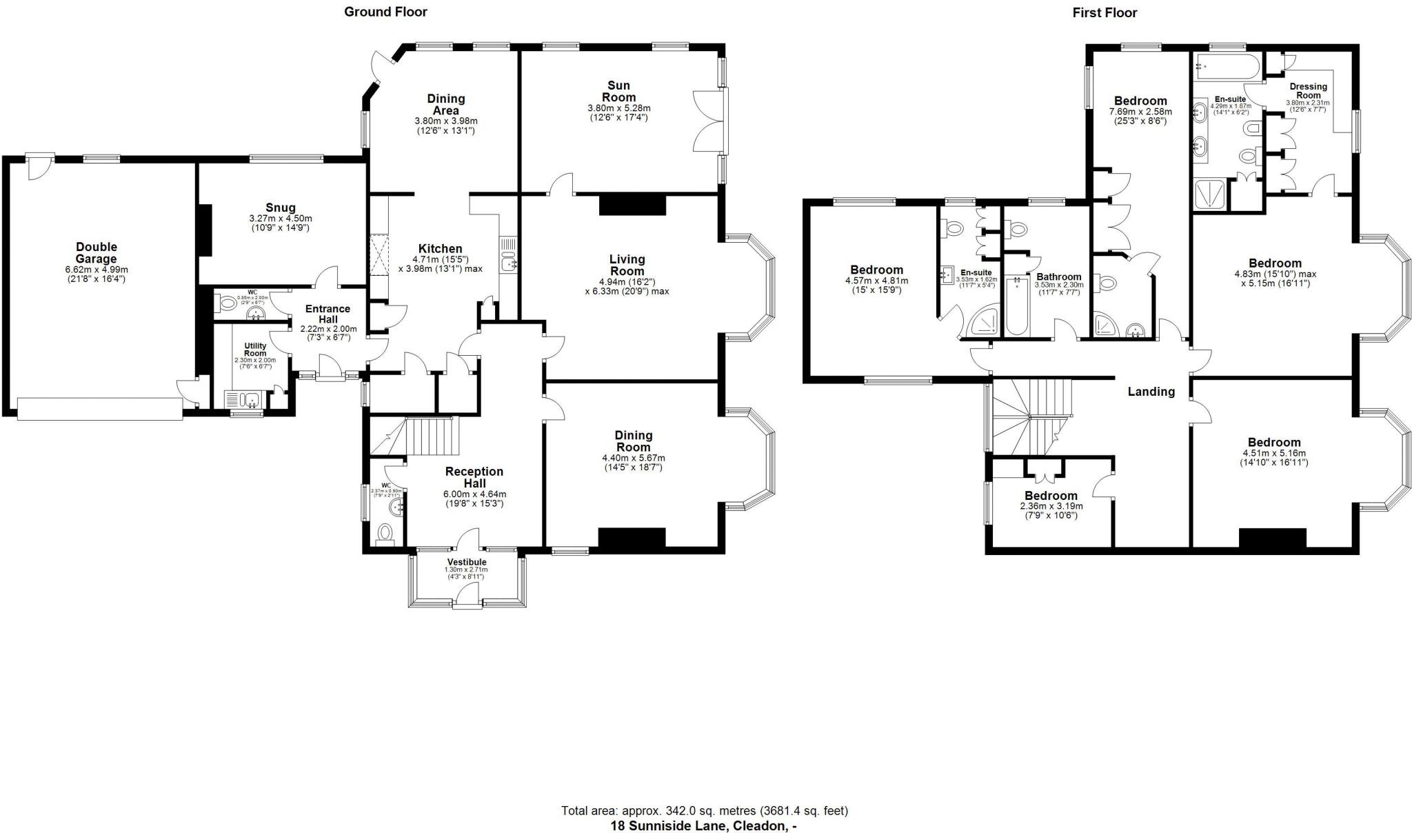 Sunniside Lane, Cleadon, Sunderland floorplan