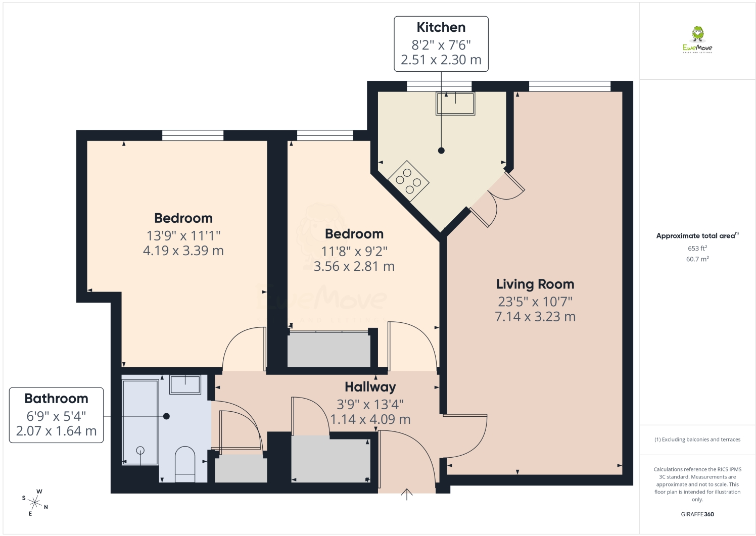 Fern Court, 11 East Street, Bexleyheath, Kent, DA7 floorplan