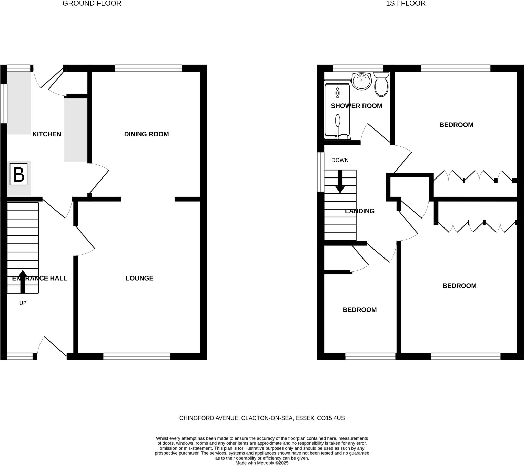 Chingford Avenue, Clacton-on-Sea, Essex, CO15 floorplan