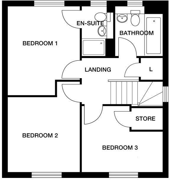 St David's Road, 
Haverfordwest, 
SA61 2UR floorplan