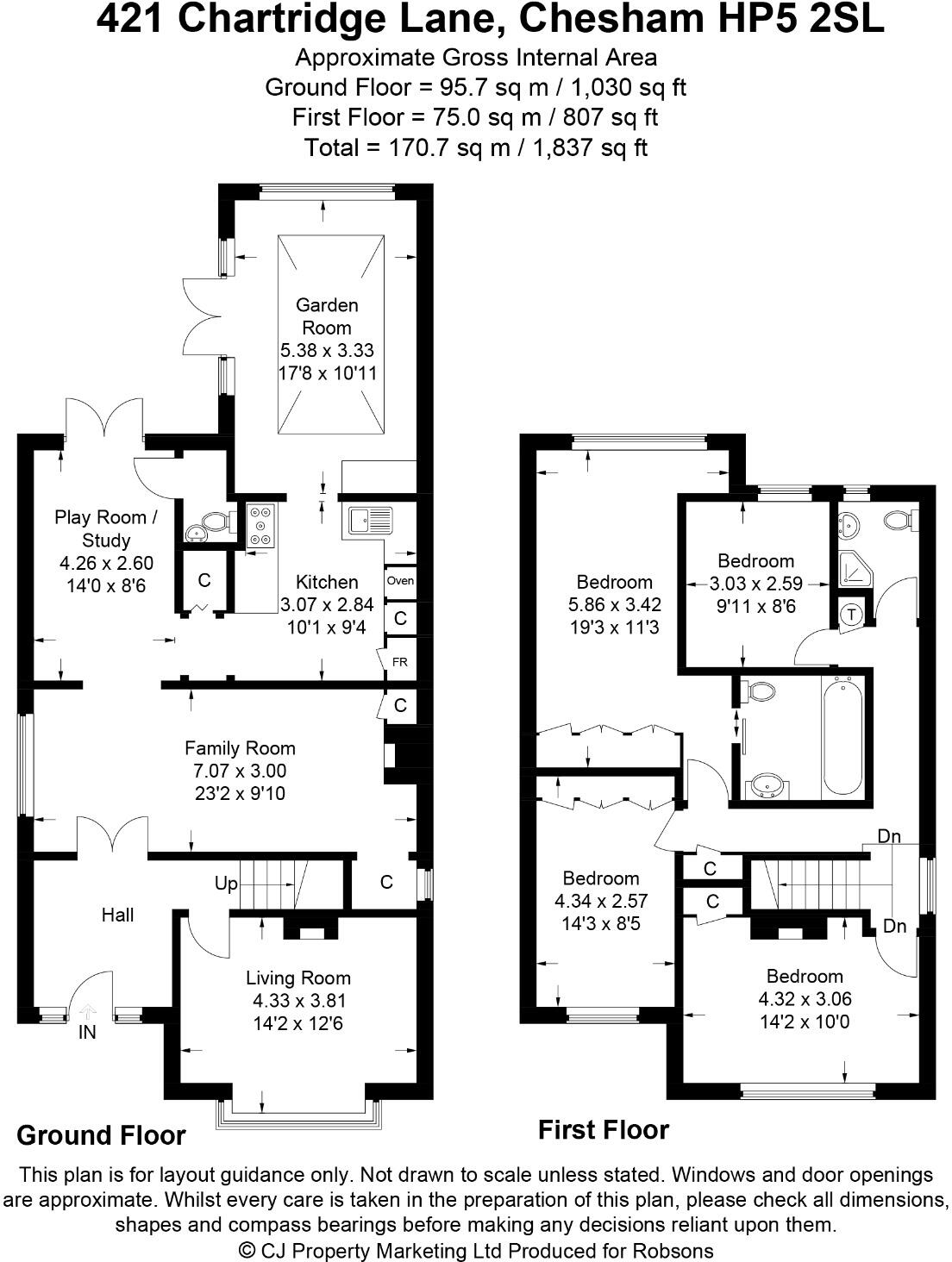 Chartridge Lane, Chesham floorplan