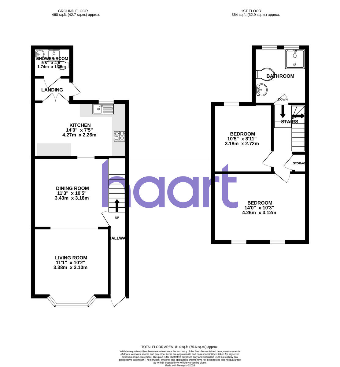 Pemdevon Road, Croydon floorplan
