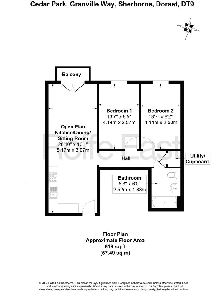 29, Cedar Park, Granville Way, Sherborne floorplan