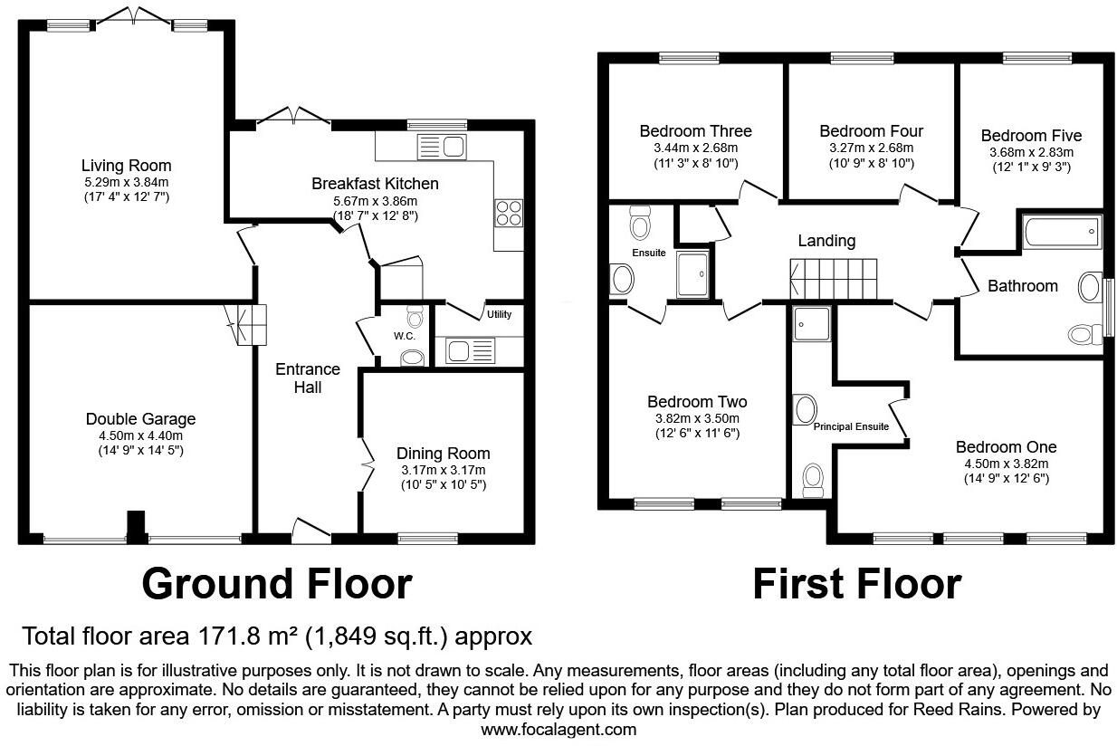 Overton Close, Eccleshall, Stafford, Staffordshire, ST21 floorplan