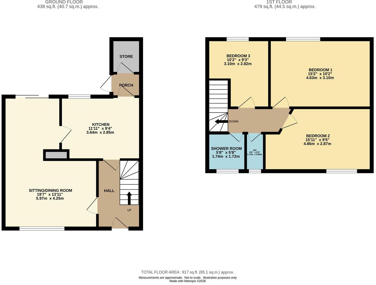 Swanage Avenue, Manchester floorplan