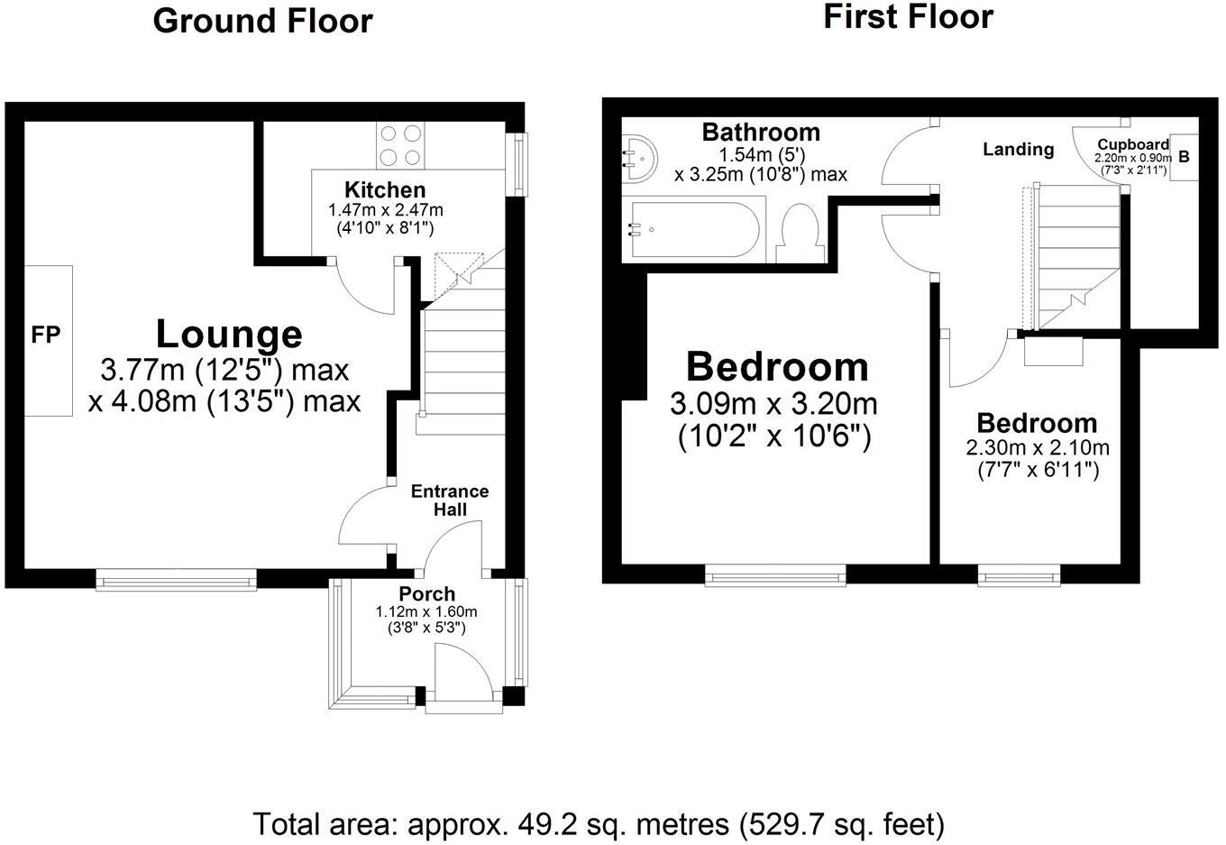 17, Back Stoney Lane, Huddersfield, HD4 6HW floorplan