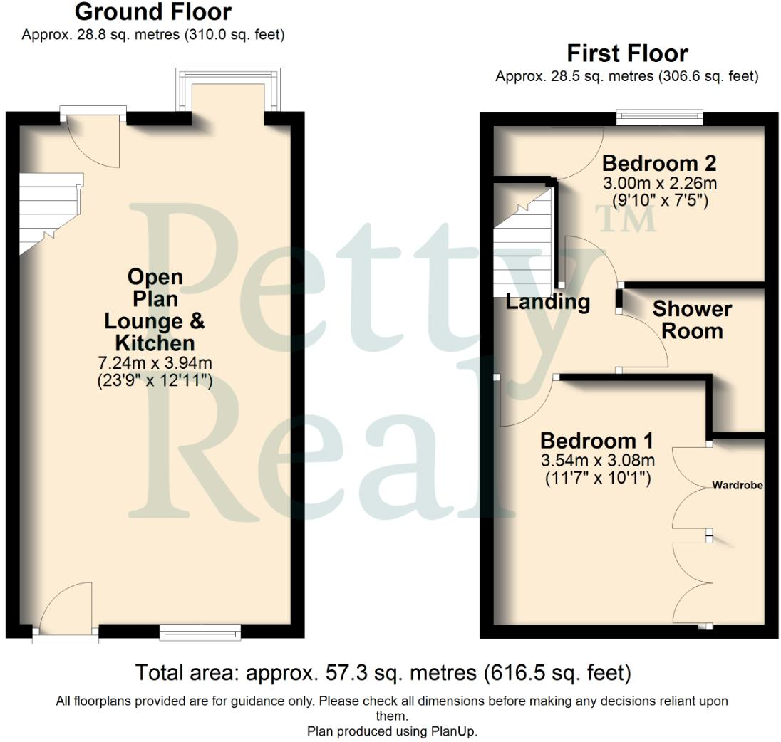 Cleveland Street, Colne floorplan