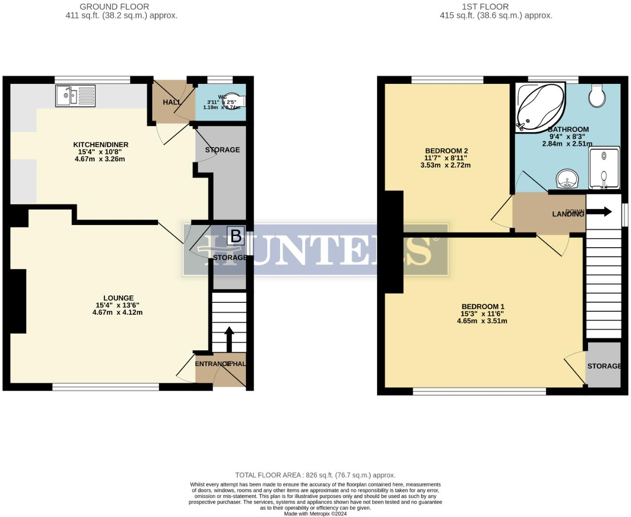 The Green, Bolton-Upon-Dearne, Rotherham floorplan