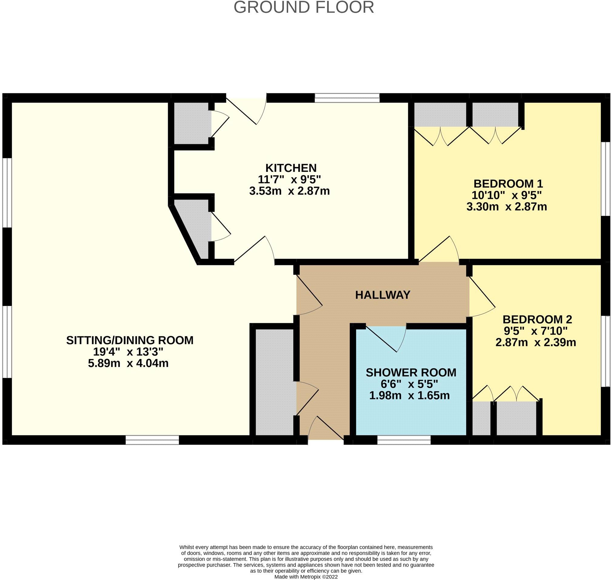 Mill on the Mole Residential Park, South Molton, Devon, EX36 floorplan