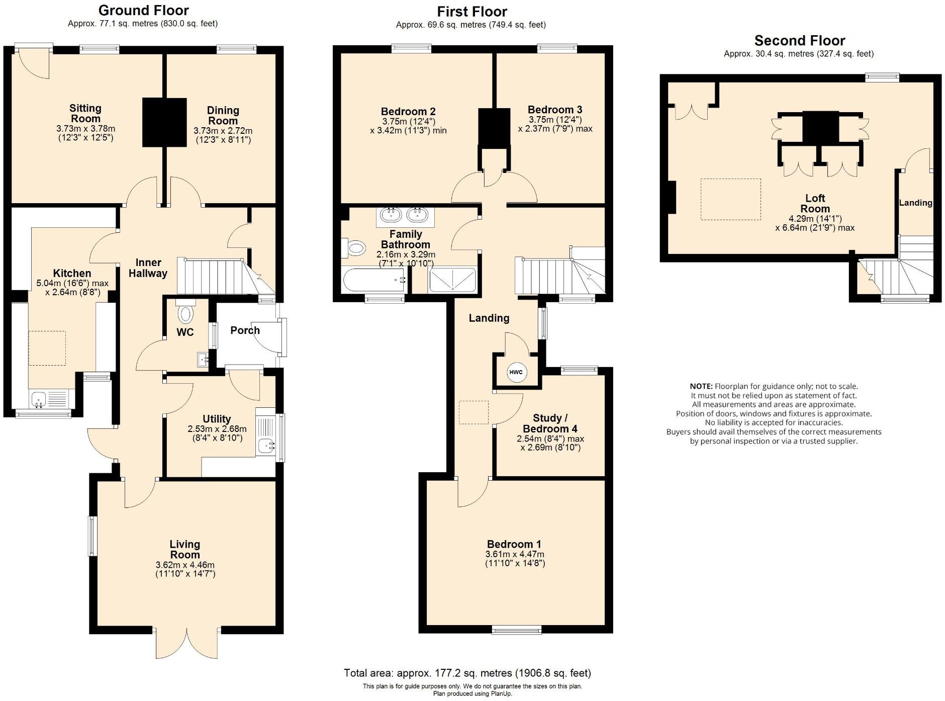 Berrington Road, Tenbury Wells, Worcestershire floorplan