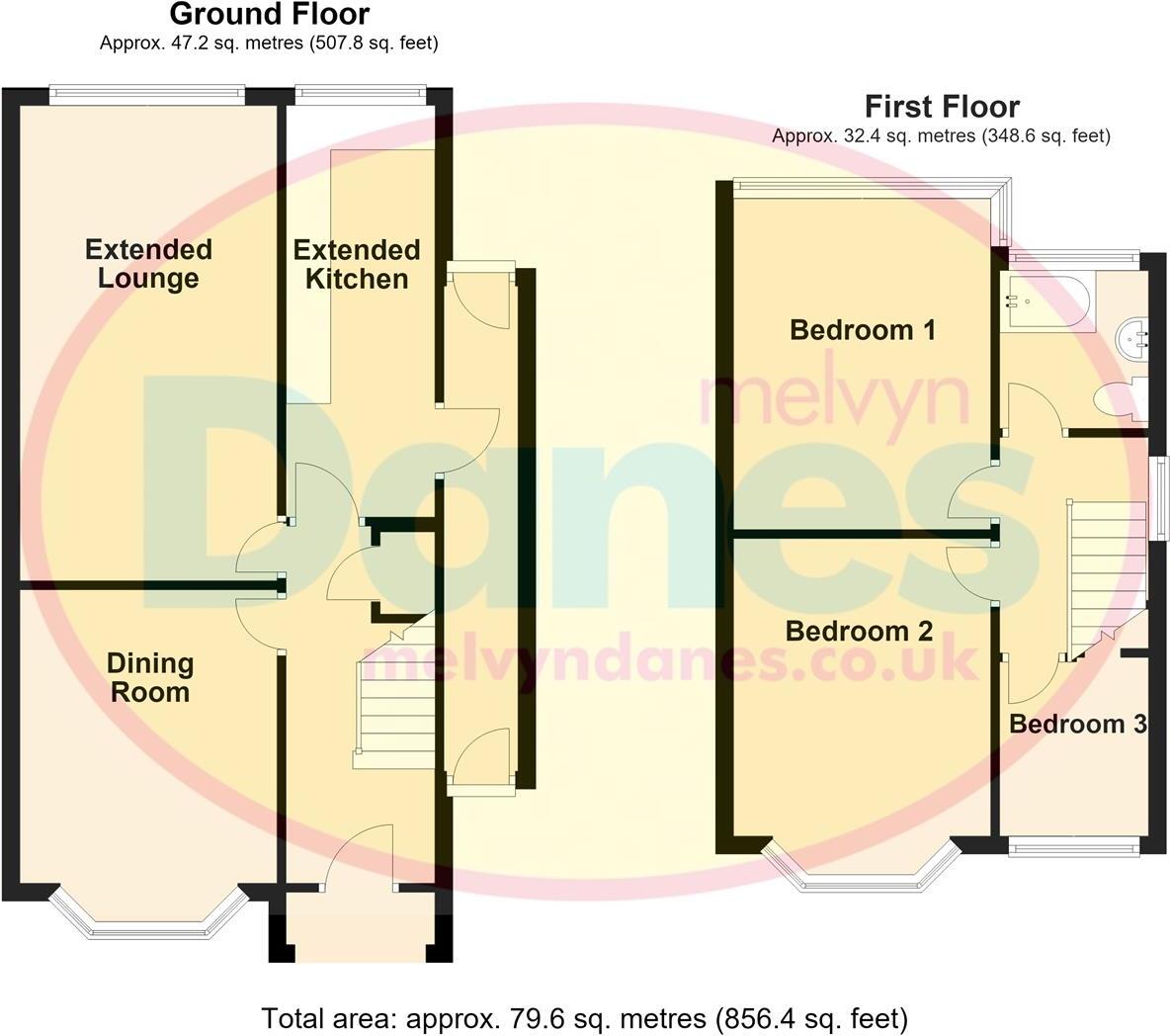 Whitecroft Road, Sheldon, Birmingham floorplan