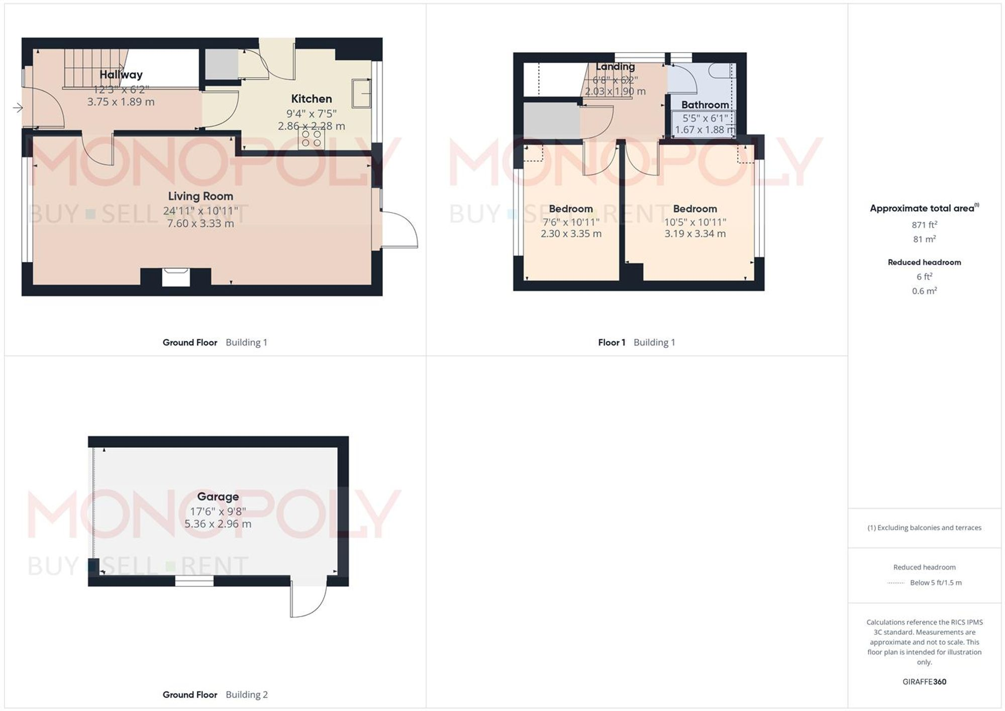 Linley Avenue, Johnstown, LL14 floorplan