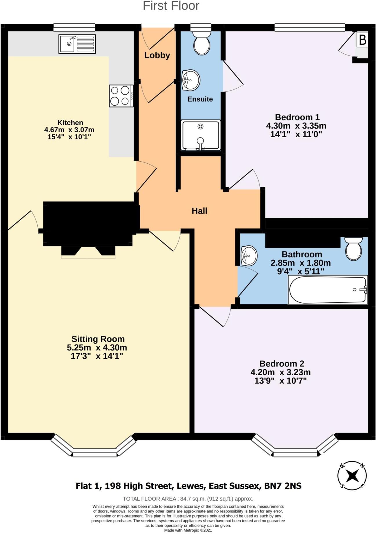 High Street, Lewes floorplan