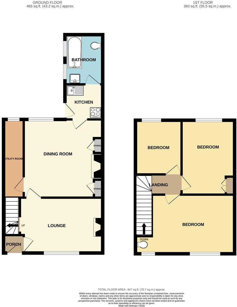 Edale, Hope Valley floorplan
