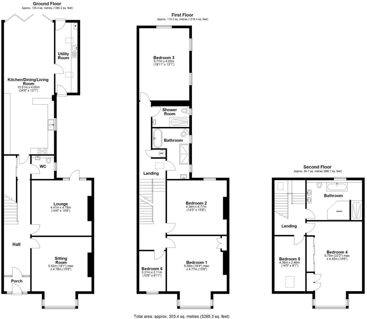 38 Victoria Road, Penarth, CF64 3HX floorplan