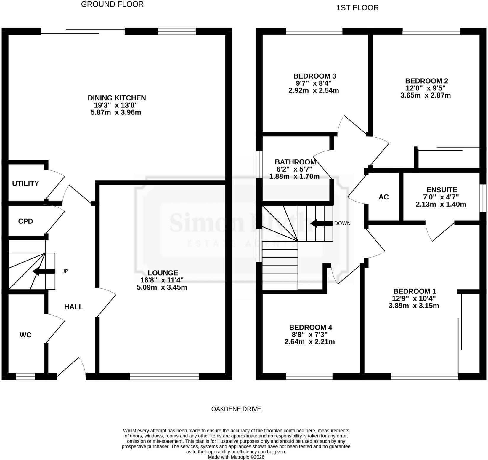 Oakdene Drive, Crofton, WF4 floorplan