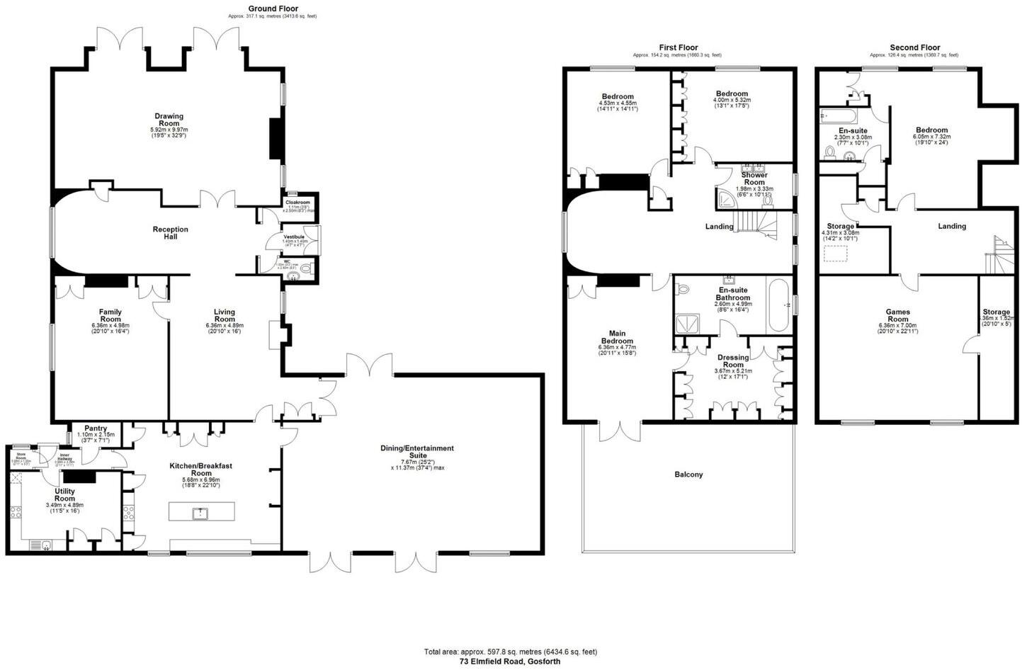 Lyndhurst, Elmfield Road, Gosforth, Newcastle upon Tyne. floorplan