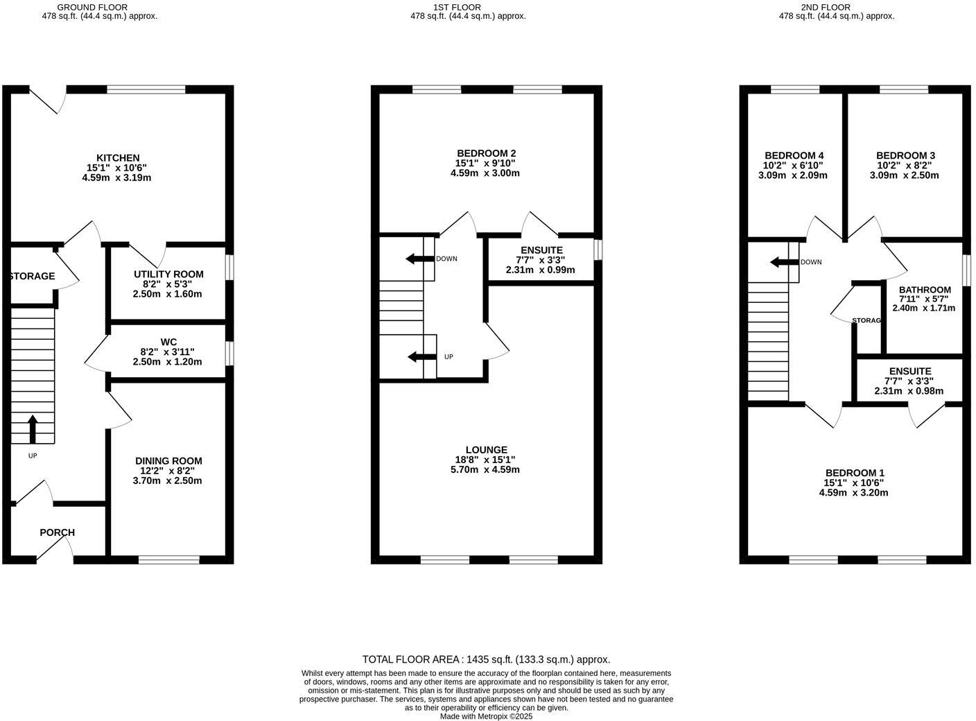 Crewe Road, Sandbach floorplan