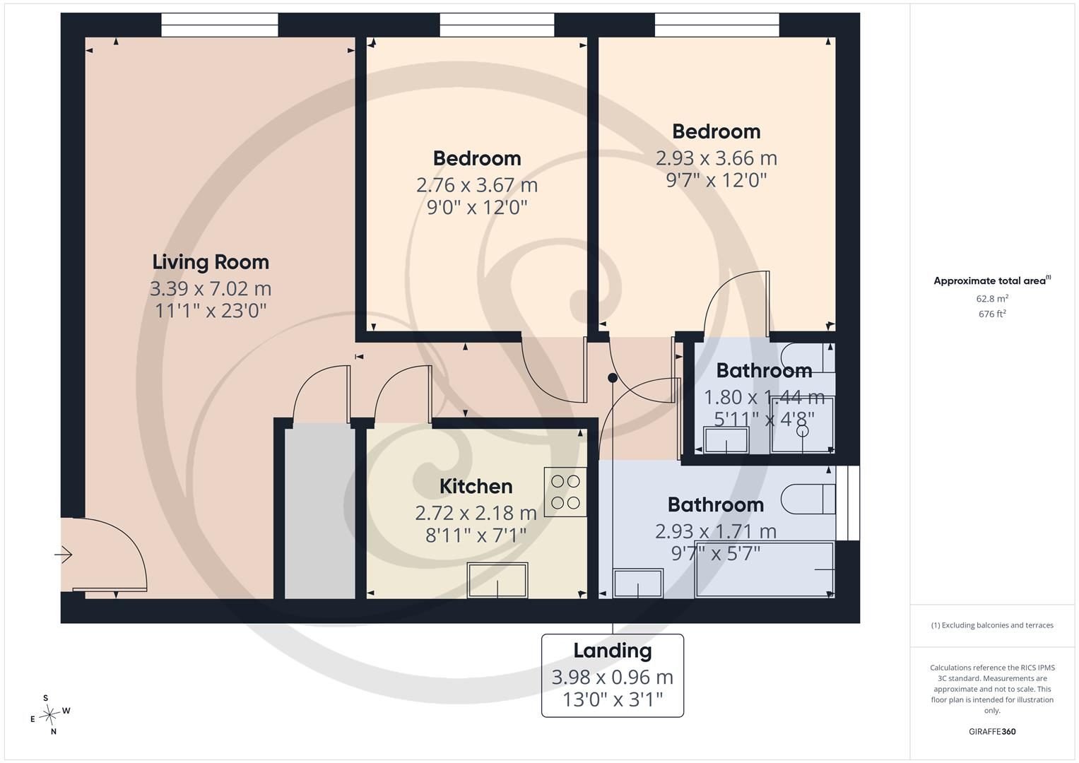 Mansion View, Leeds, LS7 floorplan