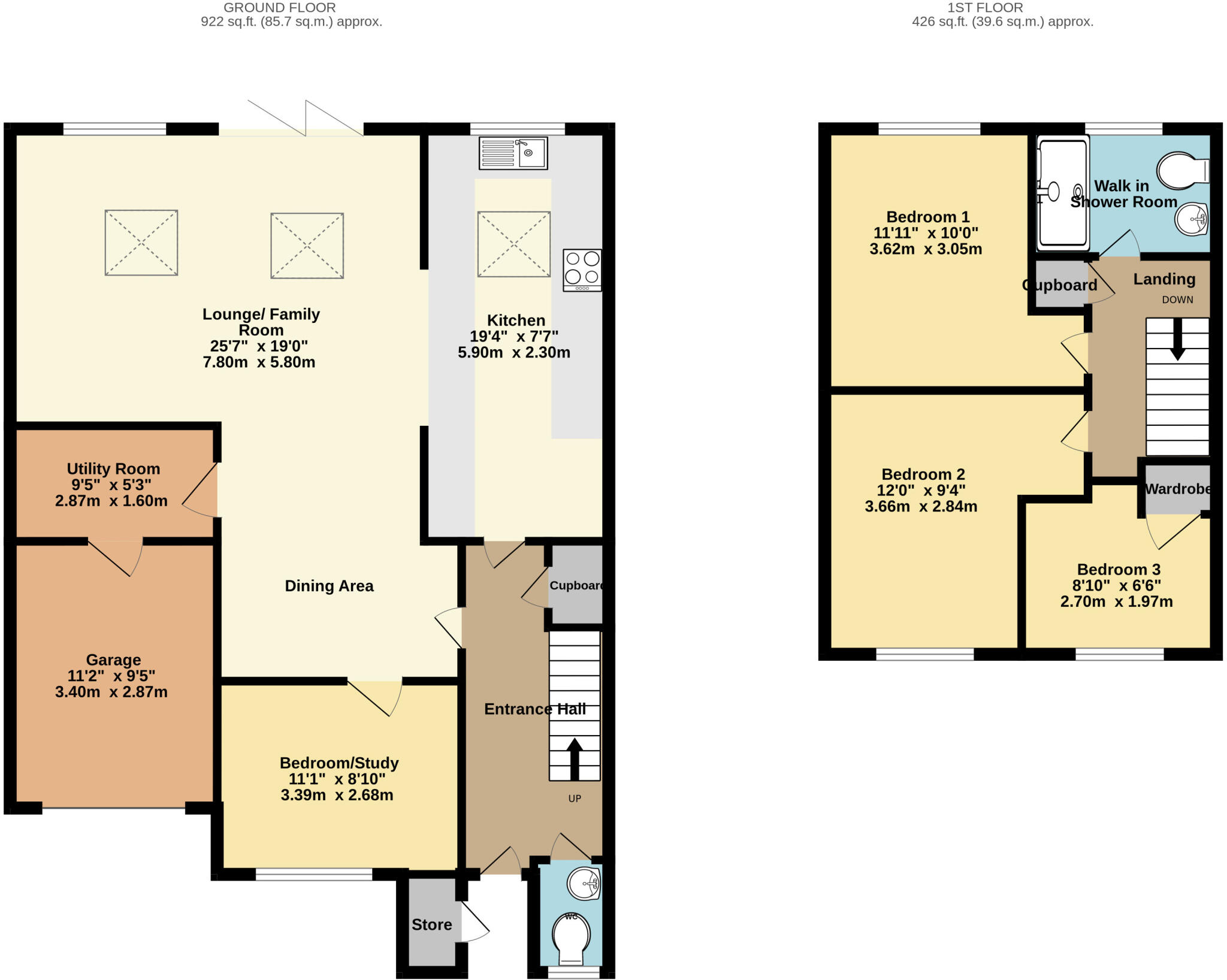 Mallow Close, Highcliffe, Christchurch, Dorset, BH23 floorplan