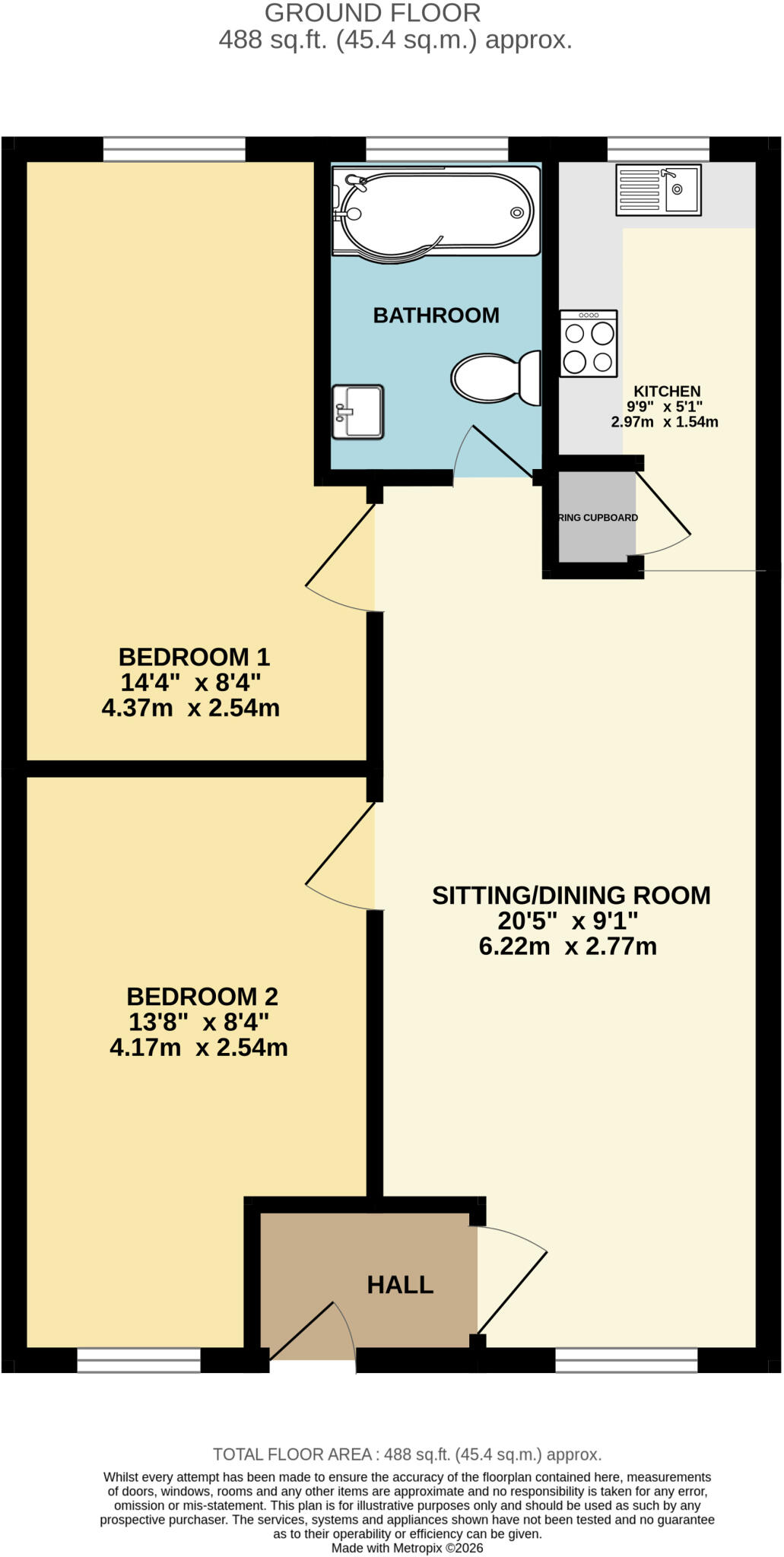 Kala Fair, Westward Ho, Bideford, Devon, EX39 floorplan