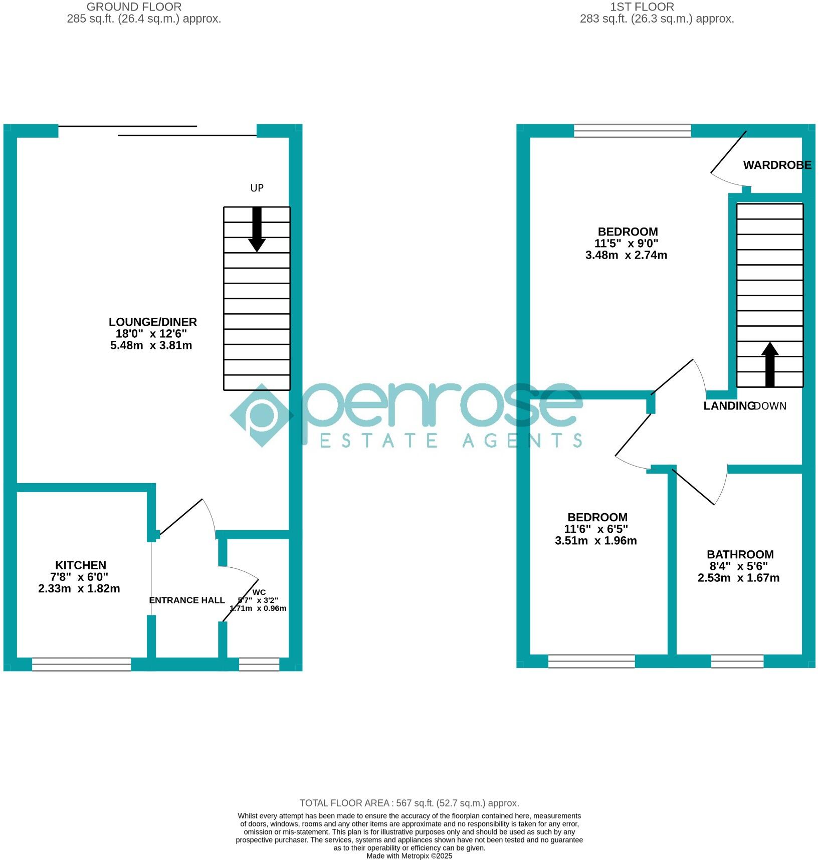 106, Swan Mead, Luton floorplan