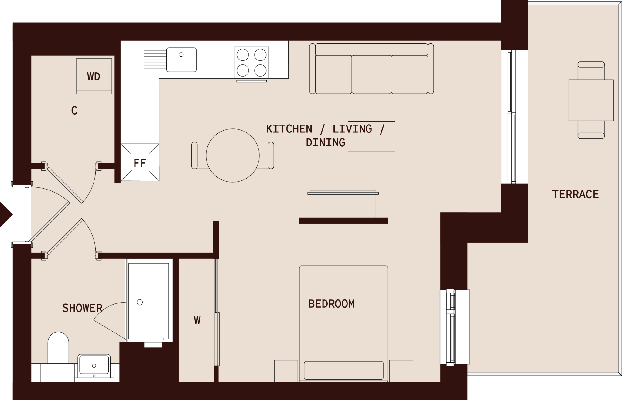 Dovecote House, Beaufort Square, Colindale, NW9 4GG floorplan