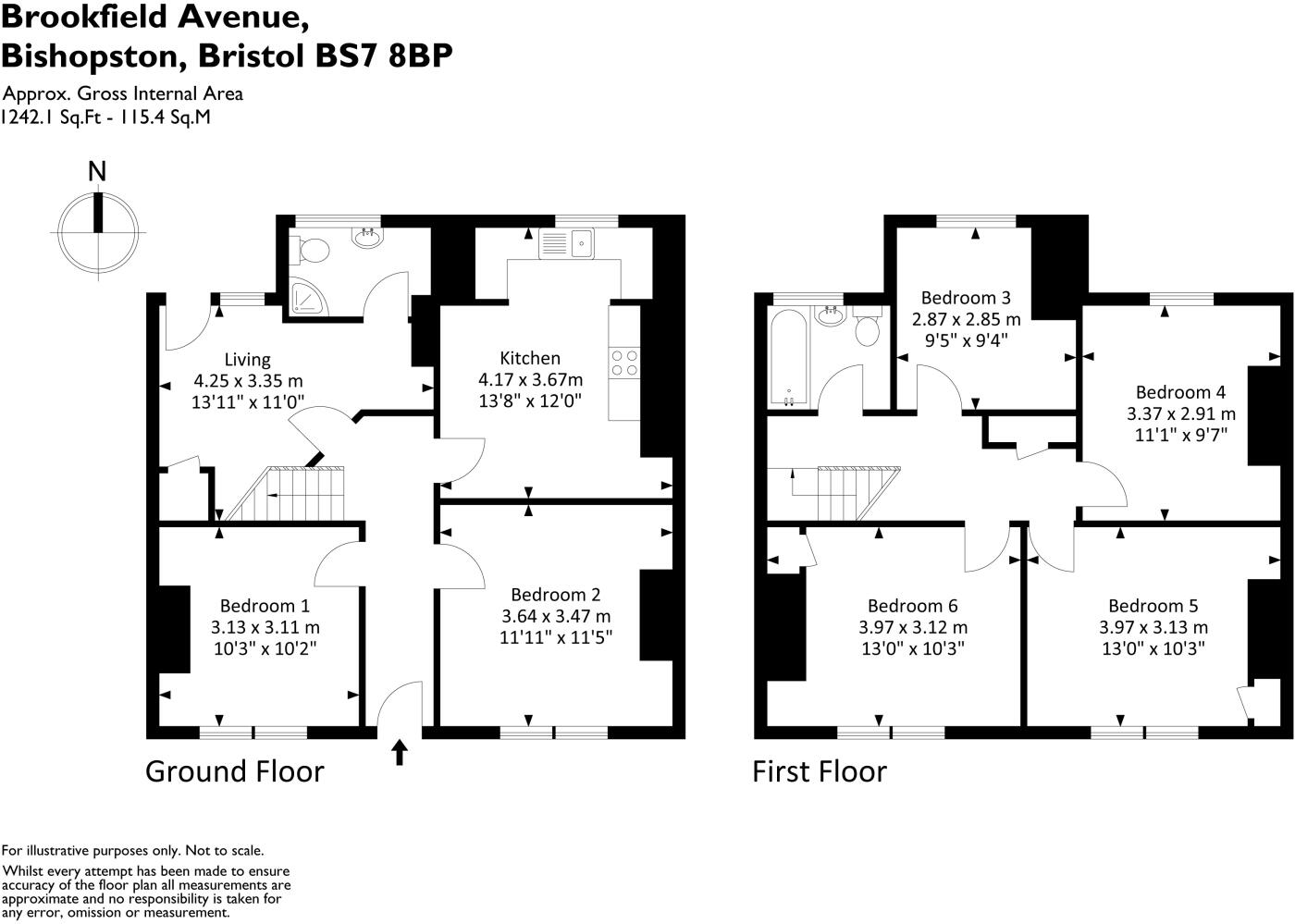 Brookfield Avenue, Bishopston, Bristol, BS7 floorplan