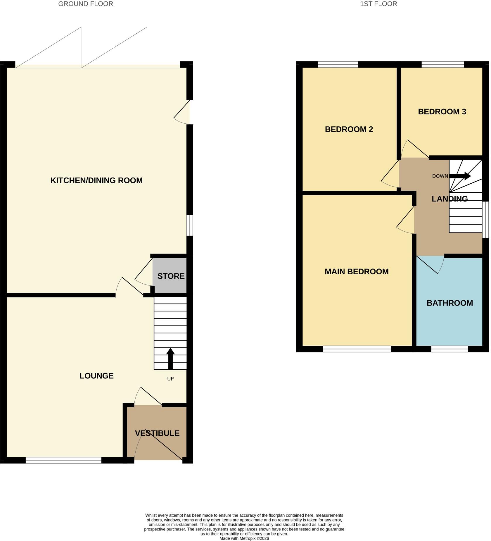 Wellmeadow Lane, OL3 floorplan