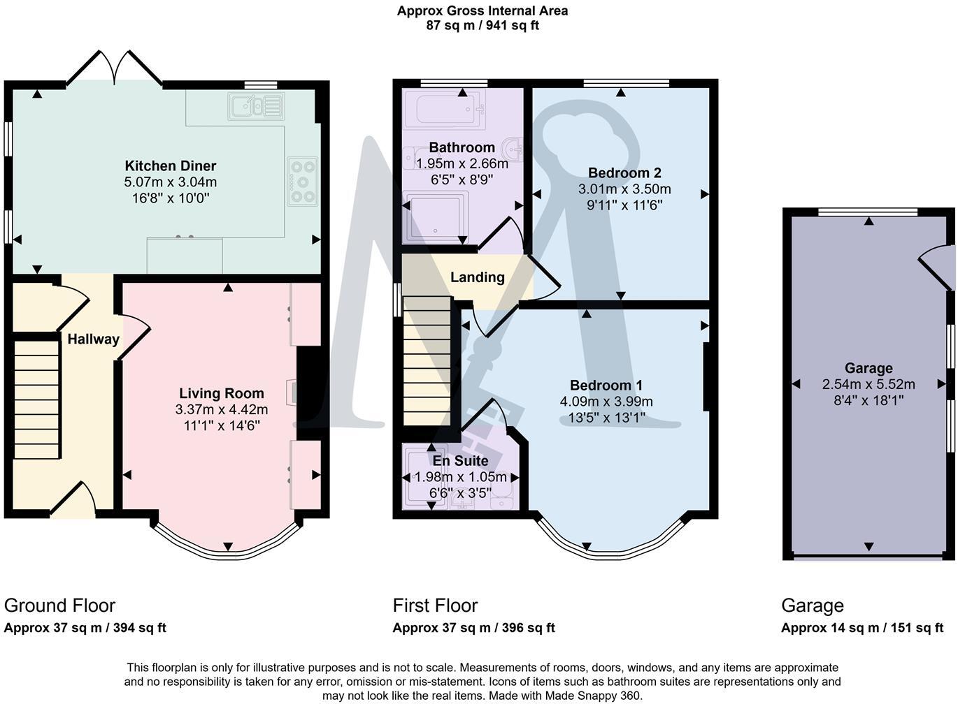 Devana Avenue, Coalville floorplan