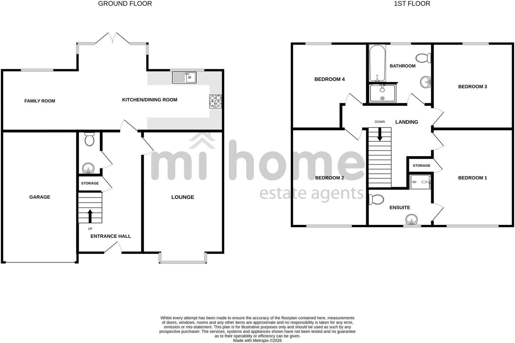 Heaton Way, Kirkham, Preston, PR4 floorplan