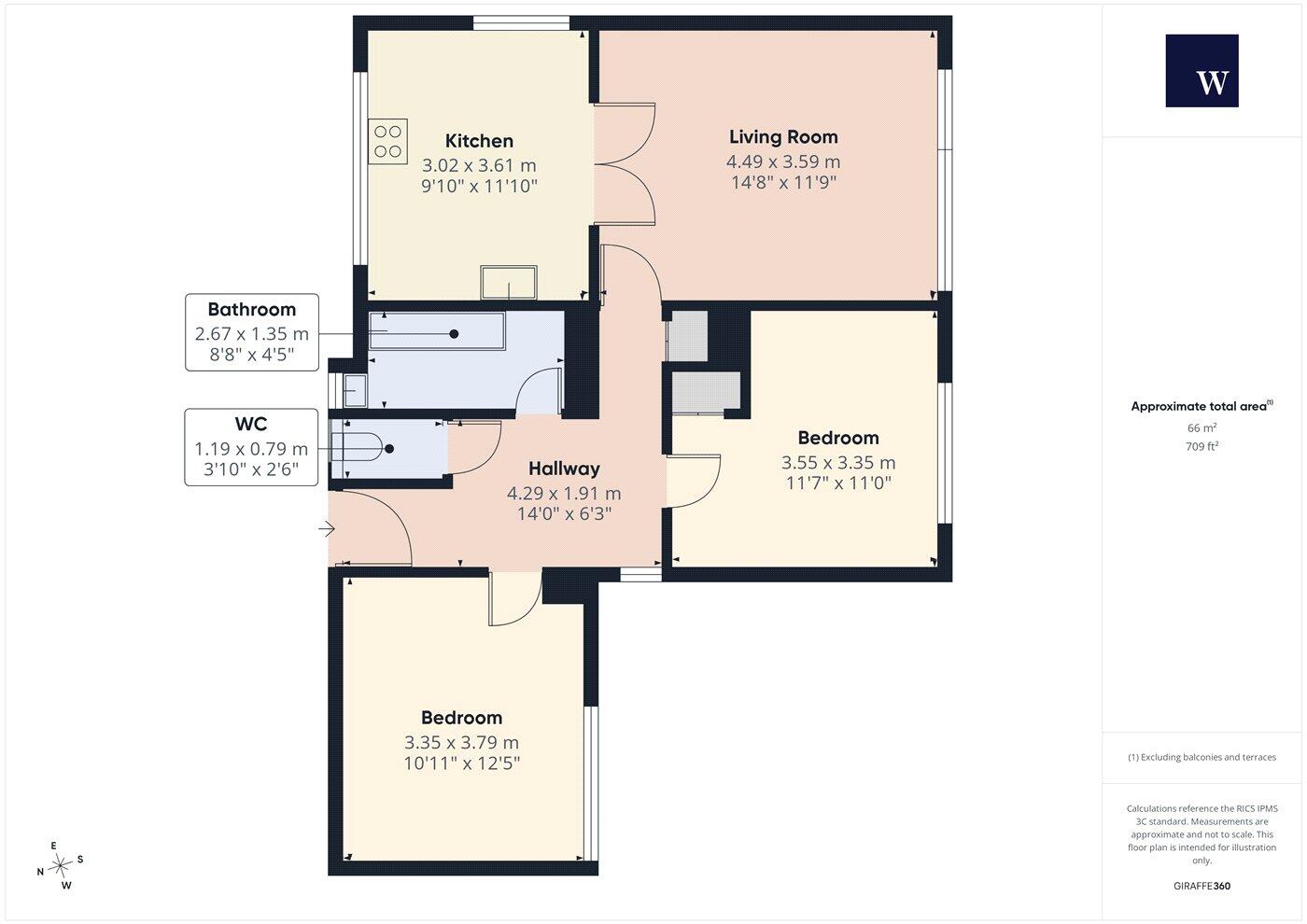 Lanercost Close, London, SW2 floorplan